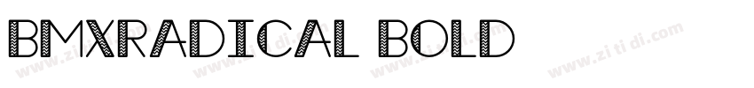 BMXRadical Bold字体转换